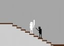 Escalera en en Let's Play: The Shining