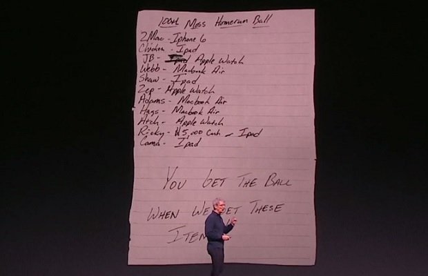 Tim Cook ante la carta de rescate de los Cleveland Indians