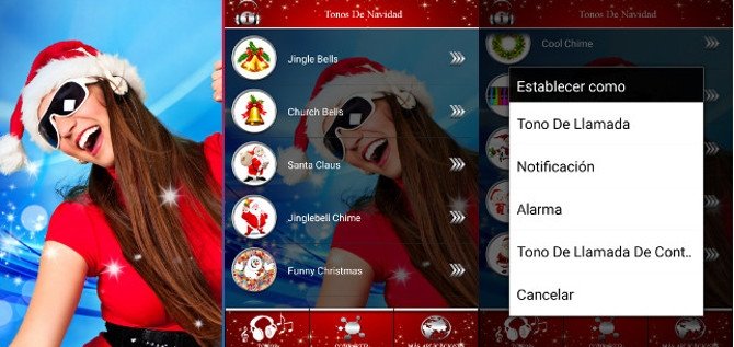 Tonos Navidad, para cambiar tonos de llamada y alarmas con festivas melodías navideñas