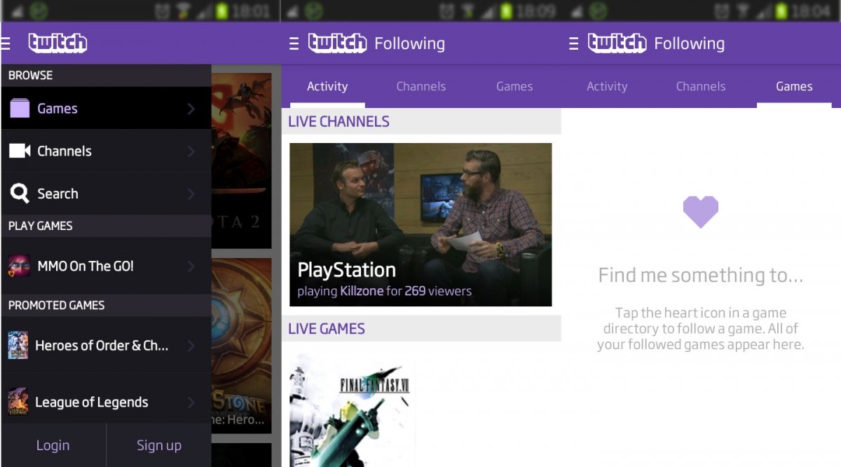 Twitch móvil ya permite seguir juegos en Android e iOS - imagen 2