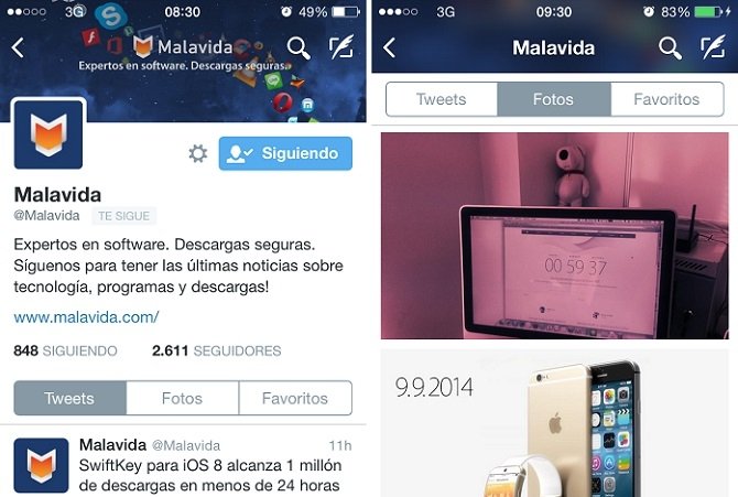 Twitter para iPhone se actualiza con un perfil rediseñado - imagen 2