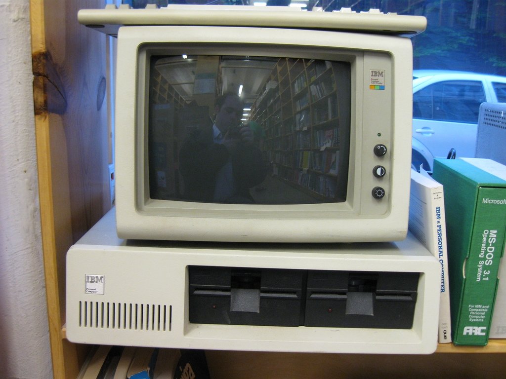 Un viejo IBM con el que se podría jugar en la época de juventud de Brian Wiles