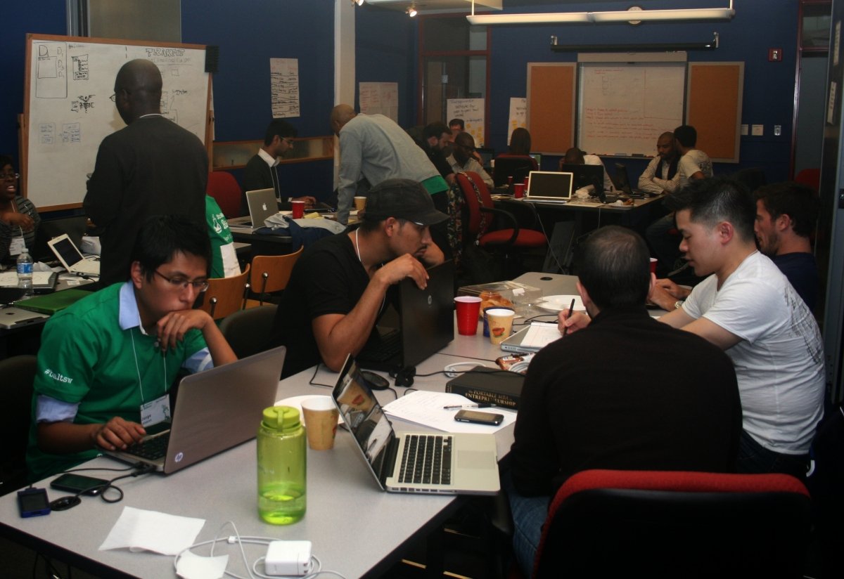 Una estampa que resume el trabajo inicial en una startup
