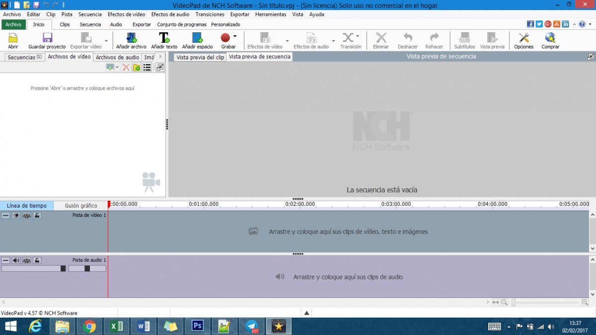 VideoPad para Windows