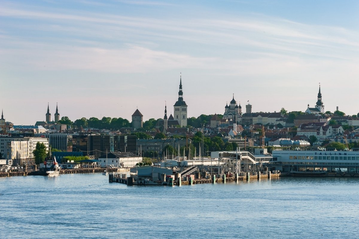 Vista de Tallin, capital de Estonia