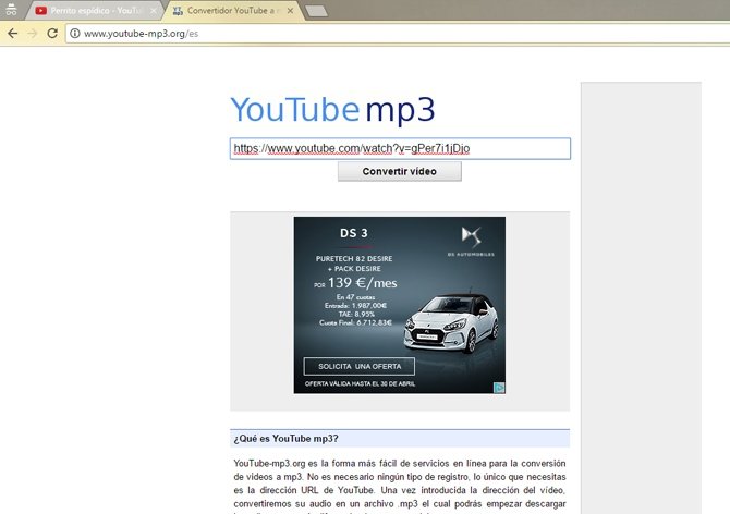 YouTube MP3, a un pasito de obtener tu temazo más deseado