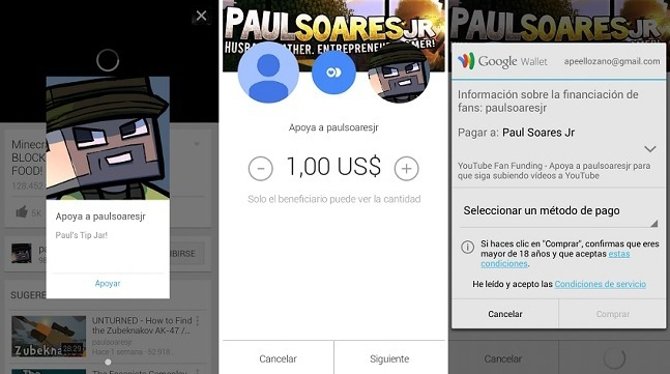 #YouTube ya permite realizar donaciones a creadores de contenidos - imagen 2