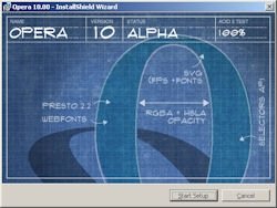 Opera 10 Alpha 1
