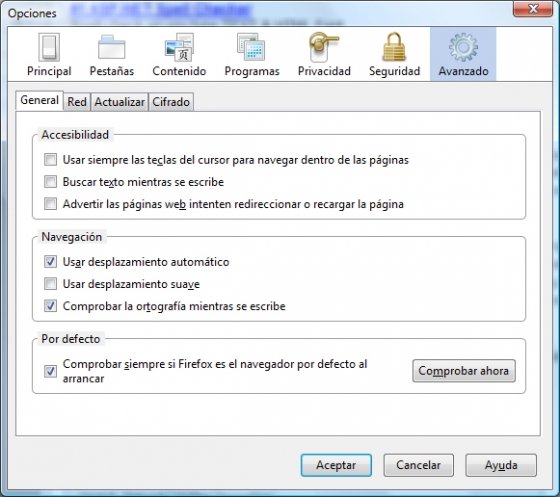 Puede suceder que el corrector ortográfico siga sin funcionar aunque tengamos esta casilla marcada. Lo más probable es que falte algún diccionario.