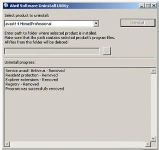Desinstalador Avast