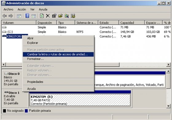 Administración de discos