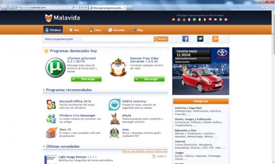 La interfaz de Internet Explorer 9 es mucho más limpia