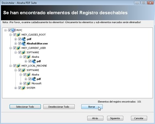 desinstalar