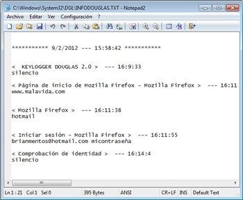 Keylogger Douglas 4
