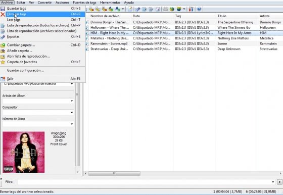 Etiquetado de MP3 con MP3Tag