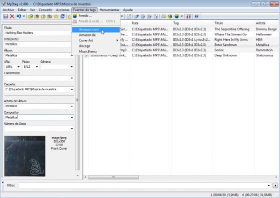 Etiquetado de MP3 con MP3Tag