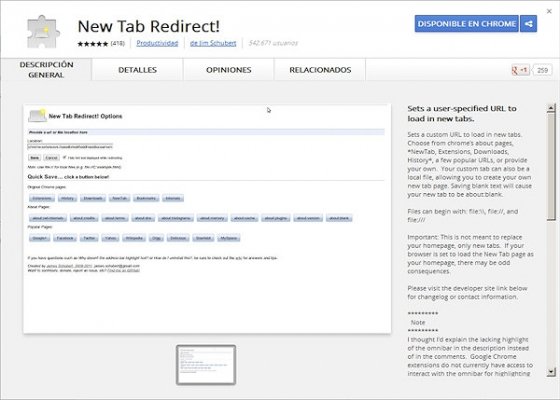 Cómo personalizar la nueva pestaña en Chrome 2