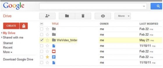 Sincronizar WeVideo y Google Drive - 11