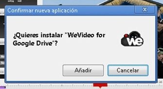 Sincronizar WeVideo y Google Drive - 2