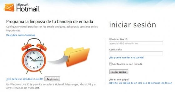 Iniciar sesión en Hotmail - 1