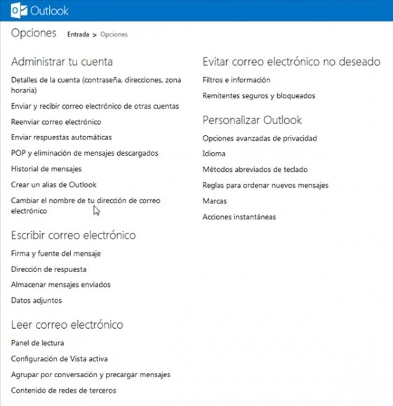 Cambiar de Hotmail a Outlook.com 3