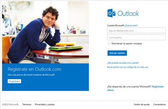 Vincular cuentas en Outlook.com 1