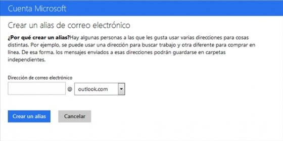 Vincular cuentas en Outlook.com 3