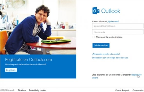 Login en Outlook.com 2