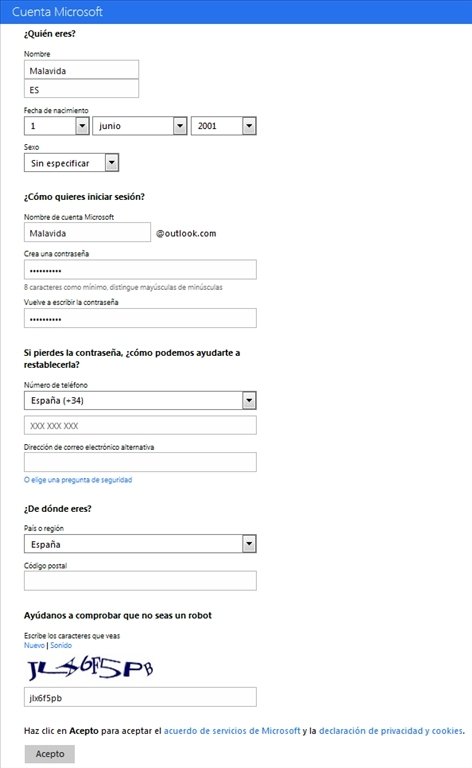 Login en Outlook.com 3