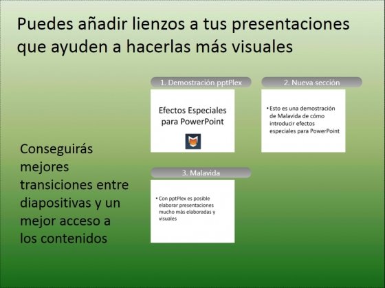 Vista general de la presentación