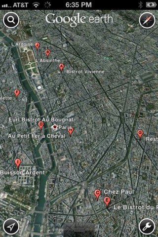 Vista ajustable en Google Earth para móvil