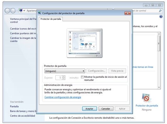 Salvapantallas Windows 7 - 1