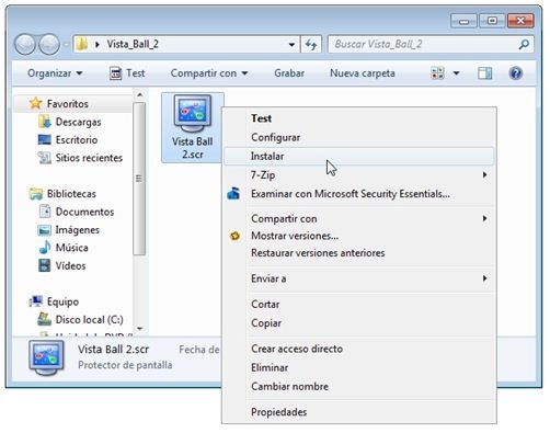 Salvapantallas Windows 7 - 5