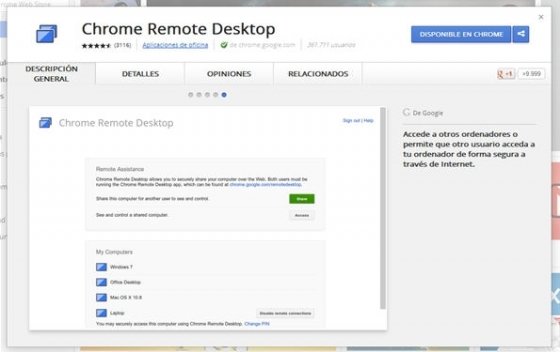 Control remoto con Chrome Remote Desktop - 1