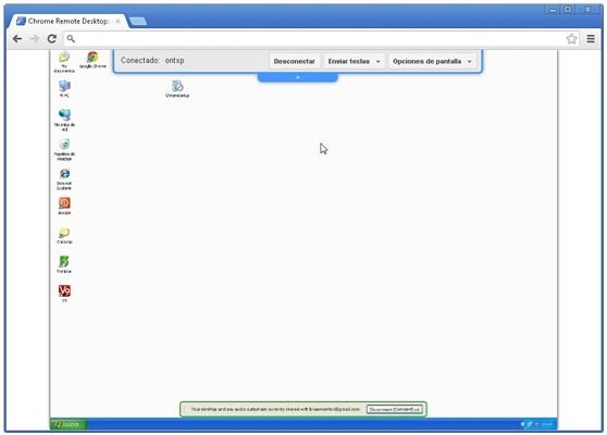 Control remoto con Chrome Remote Desktop - 10