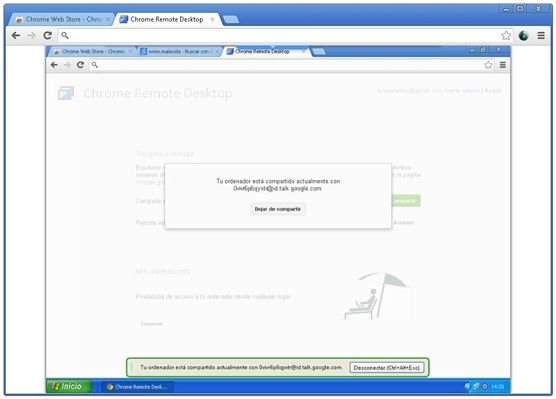 Control remoto con Chrome Remote Desktop - 6