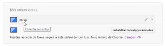 Control remoto con Chrome Remote Desktop - 9