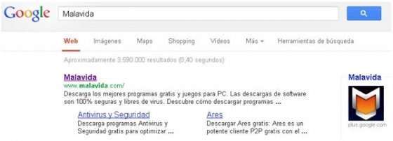 Opciones de búsqueda de Google en su nueva ubicación