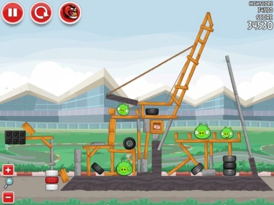 Circuito en Angry Birds Heikki