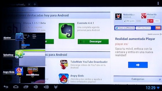 Navegador en Android TV