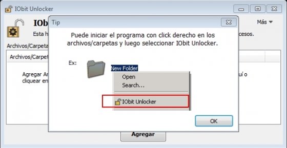 Iniciar IObit Unlocker