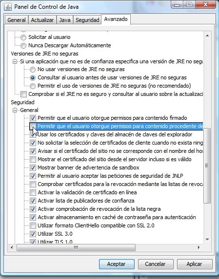 No permitir la ejecución de aplicaciones de origen desconocido
