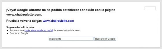 Página web bloqueada con WEBlocker
