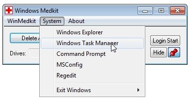 Gestión del sistema con Windows Medkit