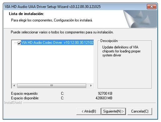 Instalar drivers originales de la tarjeta de sonido del PC
