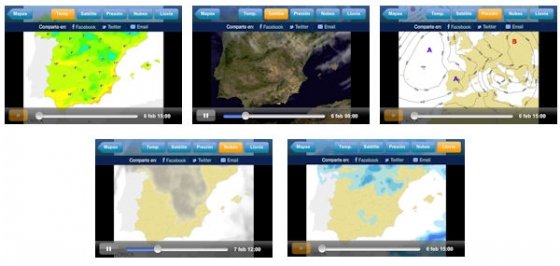 Todos los mapas meteorologicos