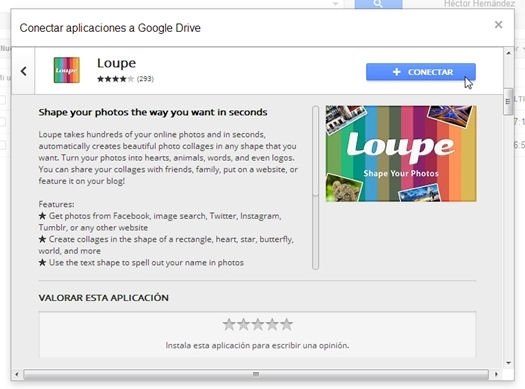 Aplicación para Google Drive explicada junto a fotos y opiniones
