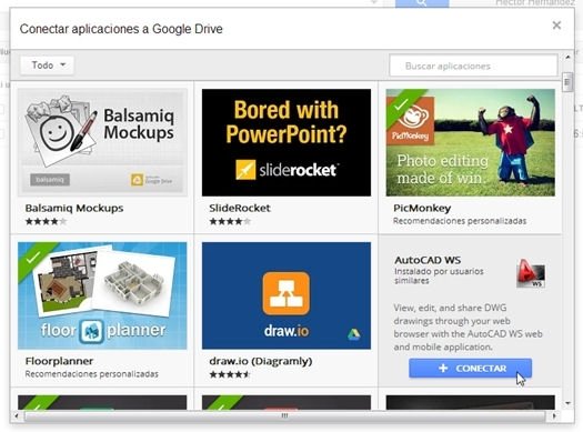 Nuevas aplicaciones para Google Drive