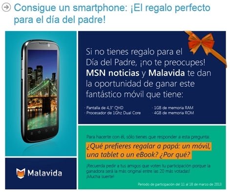 Imagen promocional del concurso del Día del Padre