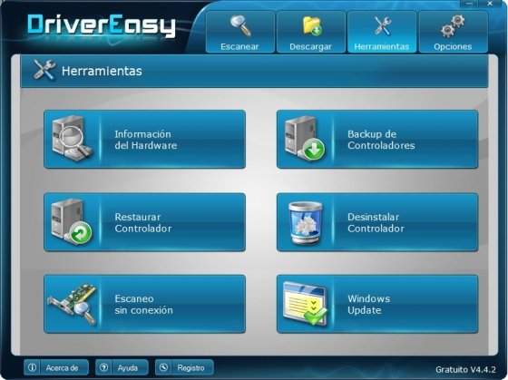 Efectuar mantenimmiento con DriverEasy